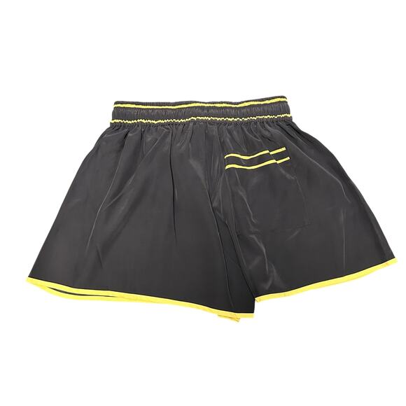 NWT Zimmermann Black Silk Blend Palm Tree Drawstring Running Shorts 0 / US XS - Picture 5 of 8